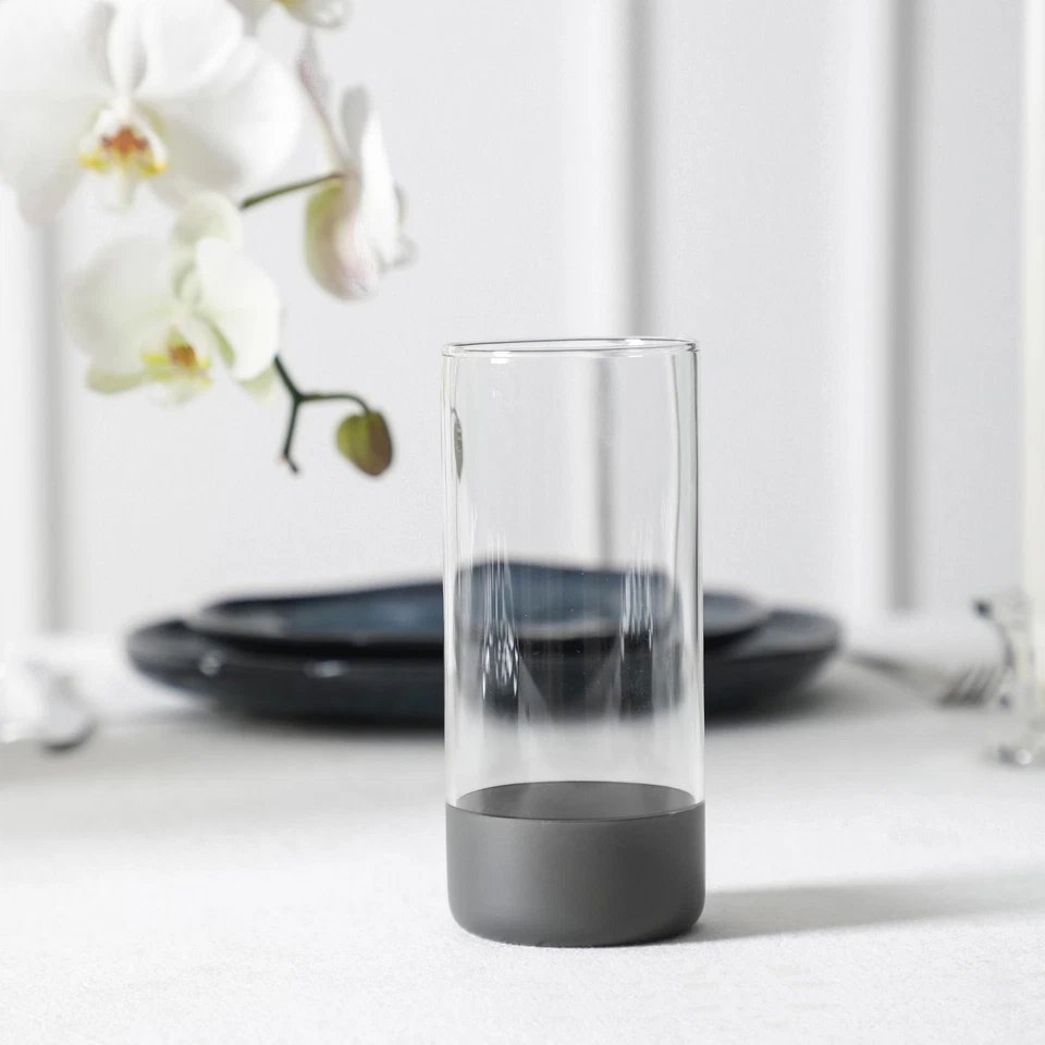 Conjunto de louça Mirella 16 peças grés, vidro borosilicato, azul - Imagem 3 de 4