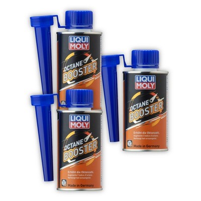 3x Additiv LIQUI MOLY 21280 Octane Booster PKW 2 Takt + 4 Takt Benzin Racing