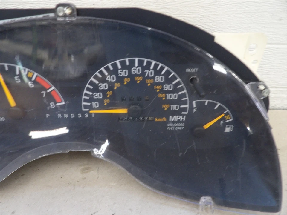 PONTIAC GRAND PRIX 1994 3.1L w/o floor console SPEEDOMETER INSTRUMENT CLUSTER - Image 2 of 4