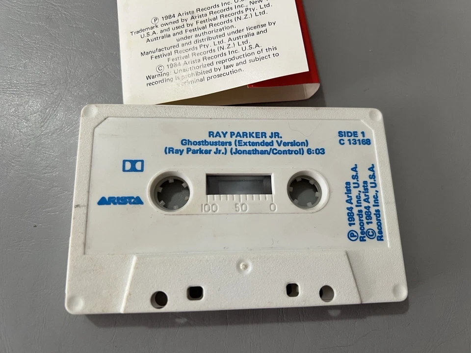 Ray Parker Jr. ‘Ghostbusters’ 1984 Australian Cassingle Cassette Tape - Image 4 of 4