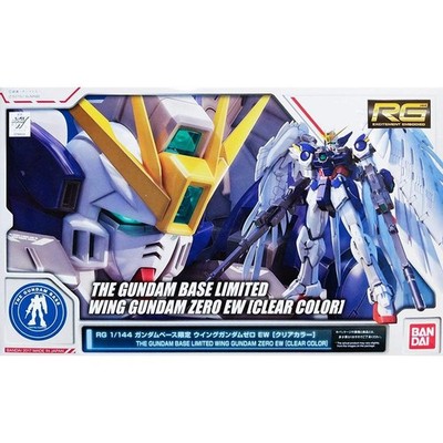 Other 186243 RG 1/144 Gundam Base Limited Wing Zero EW Clear Color New Mobile