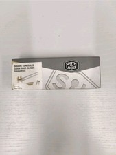 Square Concealed Chain Door Closer. Polished Brass