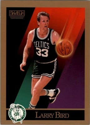 Larry Bird 1990-91 Skybox #14 Boston Celtics NBA HOF Basketball Card