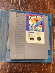 Superman Nintendo NES Original Video Game - Vintage Comes With Clamshell Case