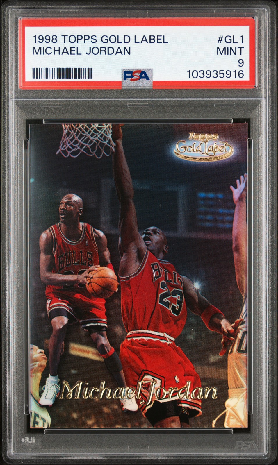 1998 Topps Gold Label #GL1 Michael Jordan PSA 9