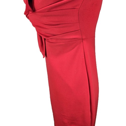 B. Darlin Womens Red Strapless Bow Front Sheath Mini Dress Size 9/10 - Picture 5 of 19