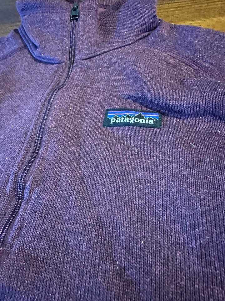 Womens Better Sweater 1/4 Zip Patagonia Bordeaux - Image 3 of 4