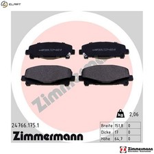 BRAKE PAD SET DISC BRAKE 24766.175.1 FOR ACURA HONDA ACCORD/IX/VIII/Tourer 2.4L