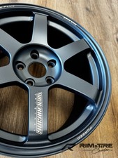 Volk Te37 Saga S 18x9.5 38 5x114.3 Matte Blue Gunmetalset Of 4 Wvdg2x38emeg