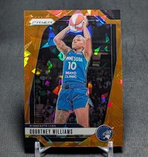 Courtney Williams Orange Ice Holo 2024 Panini Prizm WNBA Card #79 Minnesota Lynx