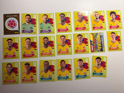 Panini World Cup 2026 Swiss United Edition komplett Mannschaft Columbia MINT