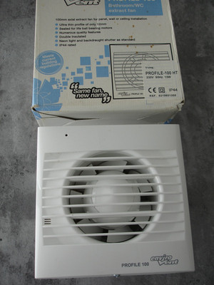 Envirovent Profile 100 HT Bad-Dunstabzugshaube Humidistat & Timer