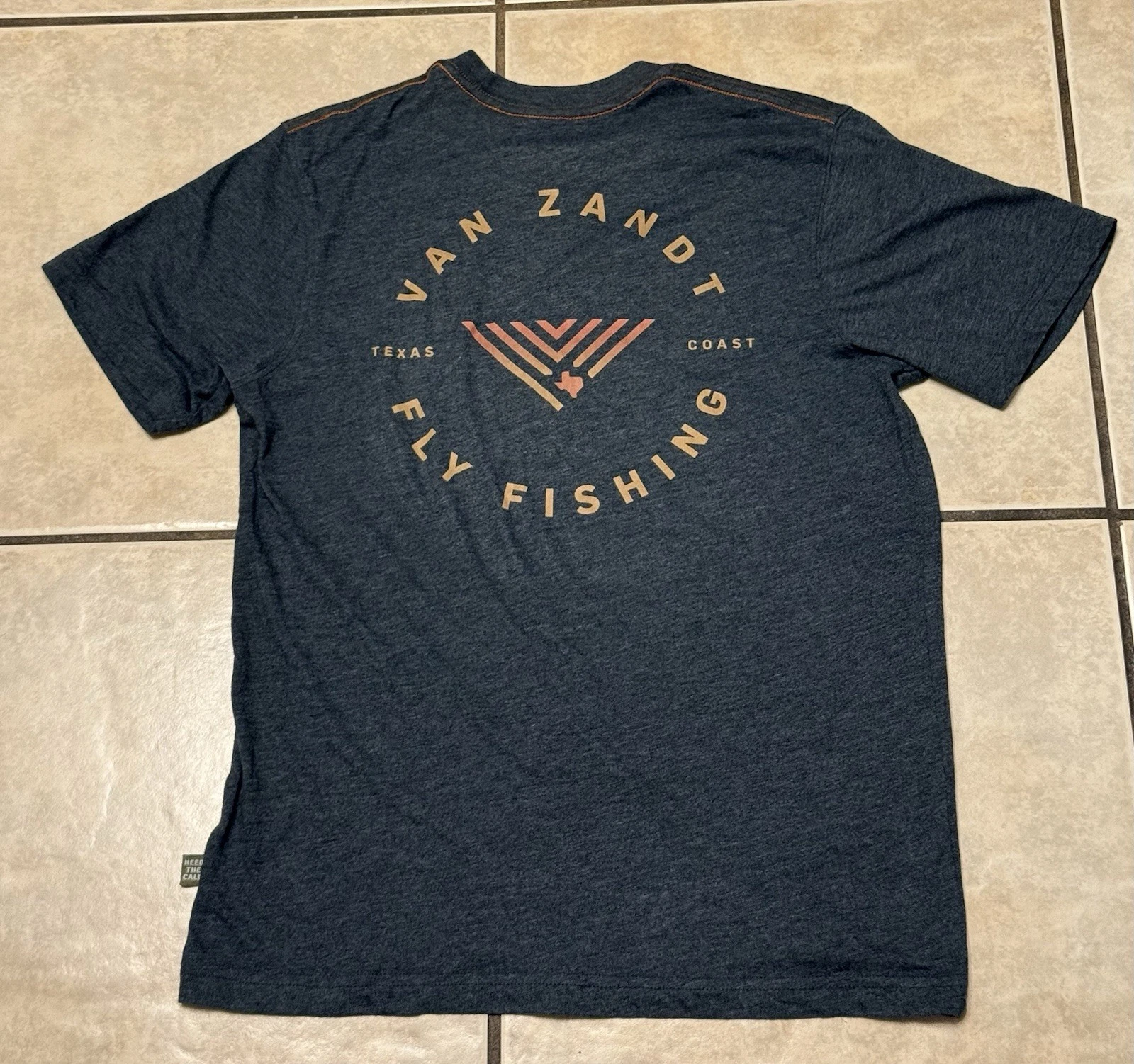 Howler Bros Van Zandt Fly Fishing Shirt Small Heed The Call Austin Texas Gaucho