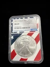 2017 American Silver Eagle $1 - NGC MS 69 Rare Flag Holder / Nice! - No Reserve!