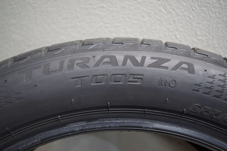 4x Bridgestone Turanza T005 MO 255 45 R19 104Y XL Sommerreifen Reifen WIE NEU - Bild 4 von 4