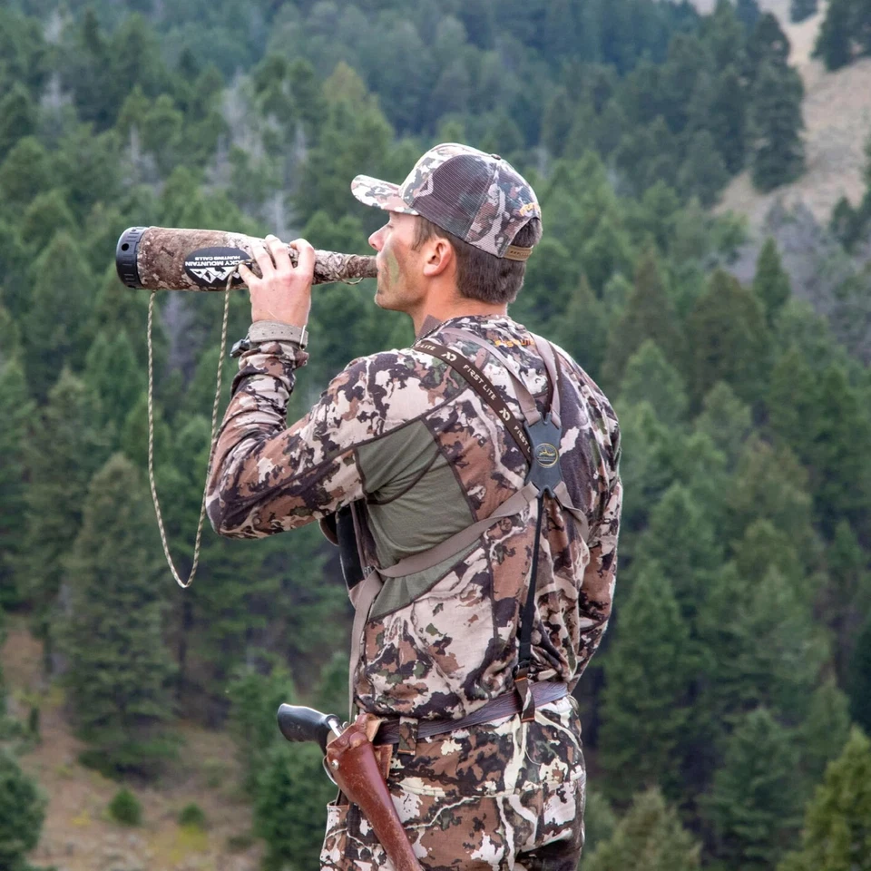 Men's Wick Long Sleeve Crew - Merino Wool Camo Hunting Base Layer, UV Protect... - Image 2 of 4