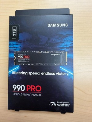 SEALED - Samsung 990 PRO 2TB NVMe PCIe 4.0 M.2 2280 (MZ-V9P2T0B/AM) Internal SSD
