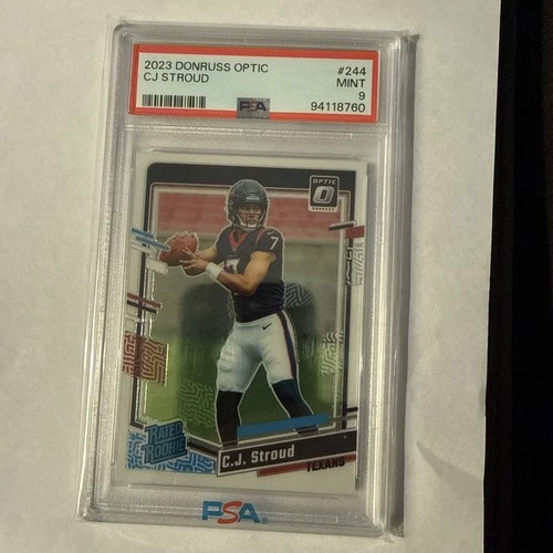 2023 PANINI DONRUSS OPTIC #244 CJ STROUD PSA 9