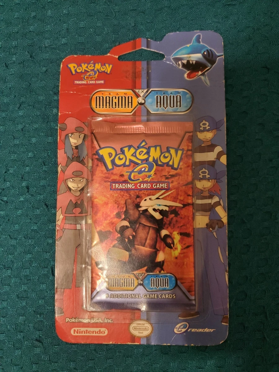 Pokémon TCG EX Team Magma vs. Team Aqua Sealed Collectible Card