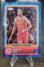2024 Topps Chrome Mcdonald's All American - Derrion Reid #41 Blue Lava Refractor