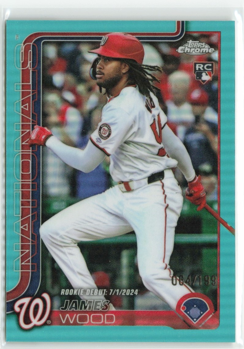 James Wood 2025 Topps Chrome #FAN-20 Fanatical - Gold Refractor