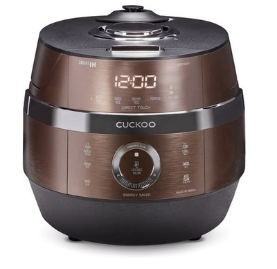 CUCKOO CRP-JHR1009F | 10-Cup (Uncooked) Induction Heating Pressure Rice Cooker