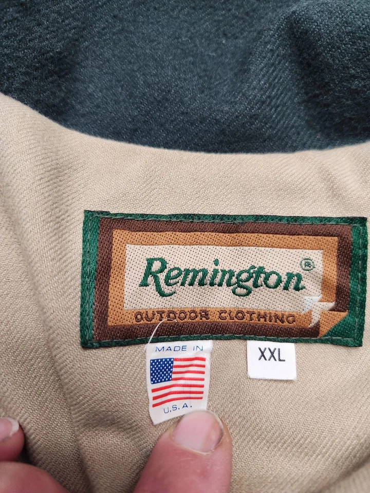 Chaqueta de exterior Remington para hombre 2XL XXL verde polar campo caza hecha en EE. UU. Foto 4 de 4