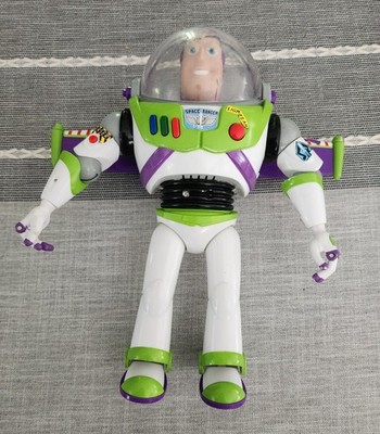 Toy Story Talking Buzz Lightyear With Pop Out Wings, 12 Inches, Works