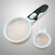 Handheld Lighted Magnifier Reading Led Desktop with Magnifying Lens