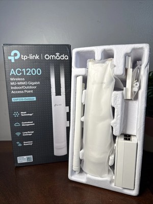TP-Link Omada EAP225-Outdoor AC1200 Wireless Gigabit Access Point Open Box