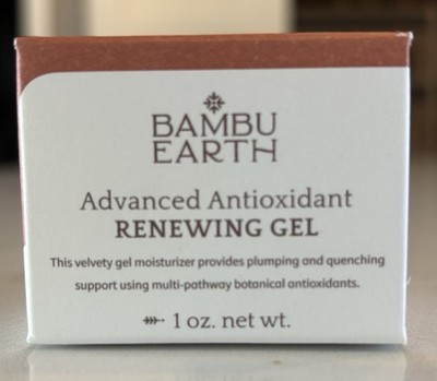 Bambu Earth Renewing Gel Advanced Antioxidant Gel Moisturizer 1oz/30mL NIB