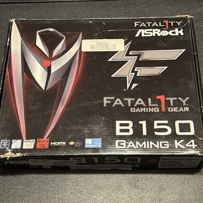 For ASRock B150 Gaming K4/Hyper Motherboard LGA1151 DDR4 DVI-D+ ATX (READ)