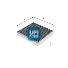 UFI 54.274.00 Innenraumfilter Pollenfilter für DAIHATSU TERIOS (J2) Aktivkohle