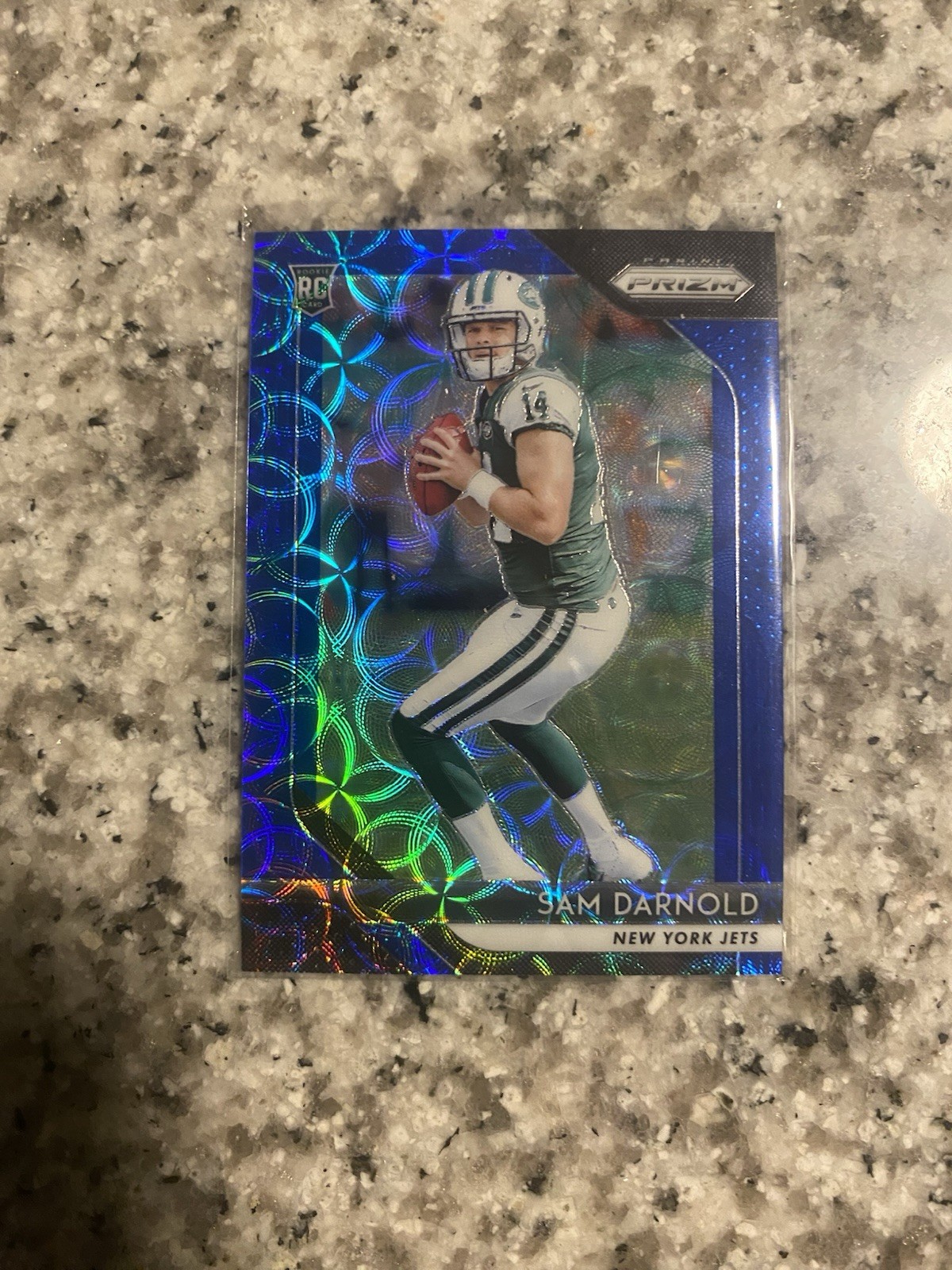2018 Sam Darnold Panini Prizm Blue Scope Rookie  #63/99