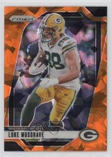 2024 Panini Prizm Orange Ice Prizm Luke Musgrave #105 13kb