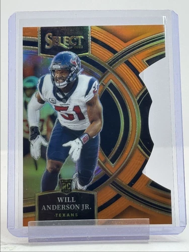 WILL ANDERSON JR. 2023 SELECT PREMIER ROOKIE ORANGE DIE-CUT RC /399 Q3976