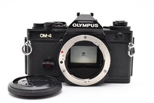 MINT Olympus OM-4 OM4 SLR 35mm Film Camera Black Body From JAPAN