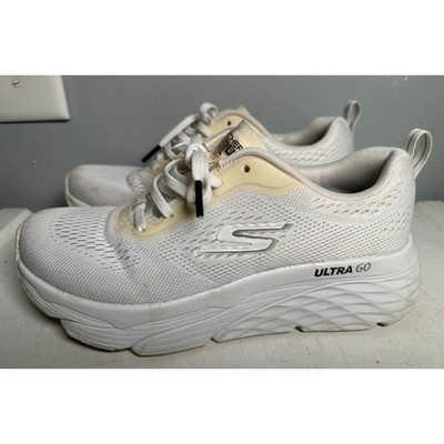 Skechers Go Run Ultra Go Women's White Athletic Running Shoes Size 6