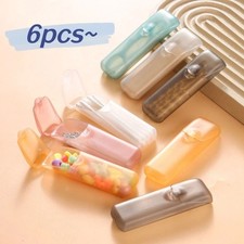 6pcs Moisture-proof Dental Floss Box Plastic Mini Storage Box  Travel
