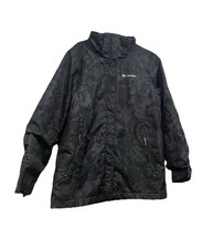 Columbia Bugaboo II 3 In 1 Black Camo Interchange Boy's Jacket size XL 18/20