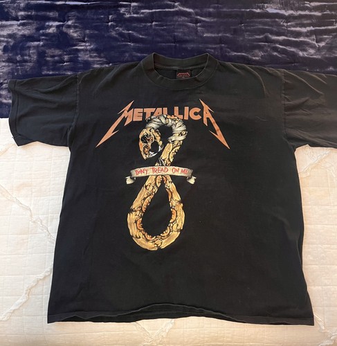 Metallica Vintage 1992 Original Tour Shirt Don’t Tread On Me XL-great cond.