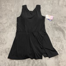 Joy Lab Black Game Day High Neck Active Dress Built in Shorts Women's Large