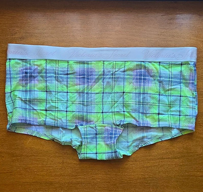 Victoria s Secret Women s Cute Fun Flirty Cotton Plaid Boyshort Panties Sz XL