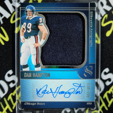 2025 Panini Silhouette Dan Hampton Silhouette Auto /199 Bears Legend