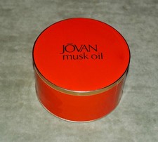 Vintage JOVAN MUSK OIL DUSTING POWDER, 5 oz