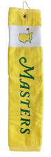 2026 Masters Yellow Golf Towel Augusta National Tri Fold Bag Towel Brand New