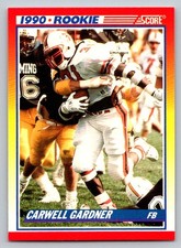 1990 Score #635 Carwell Gardner Rookie Card Louisville Cardinals. rookie card picture