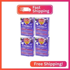 Moth balls Moth Shield 4Oz Pack (Lavender Scent, 4)