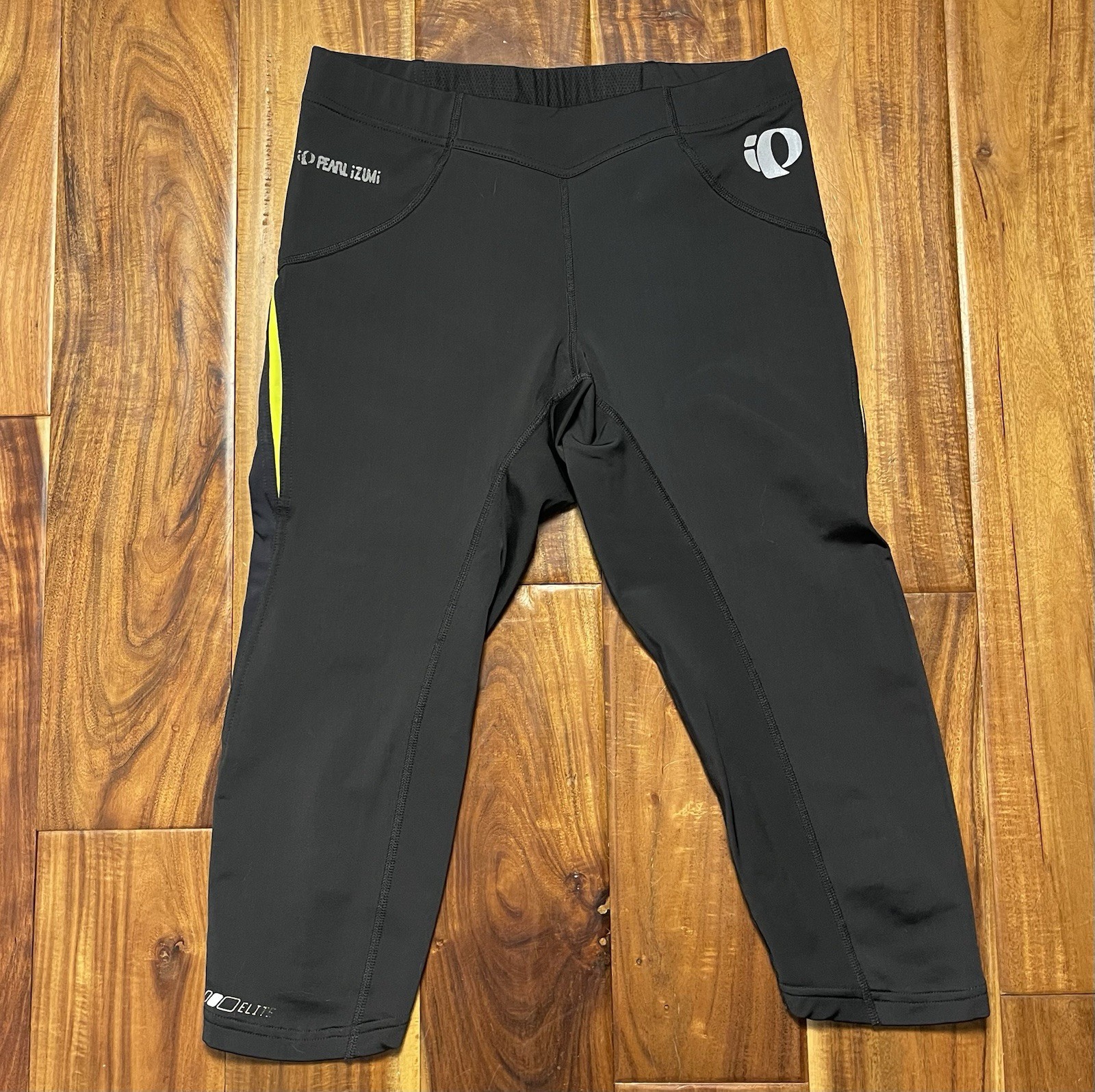 Pearl Izumi Womens Cycling Capri Leggings Size M Black Zip P