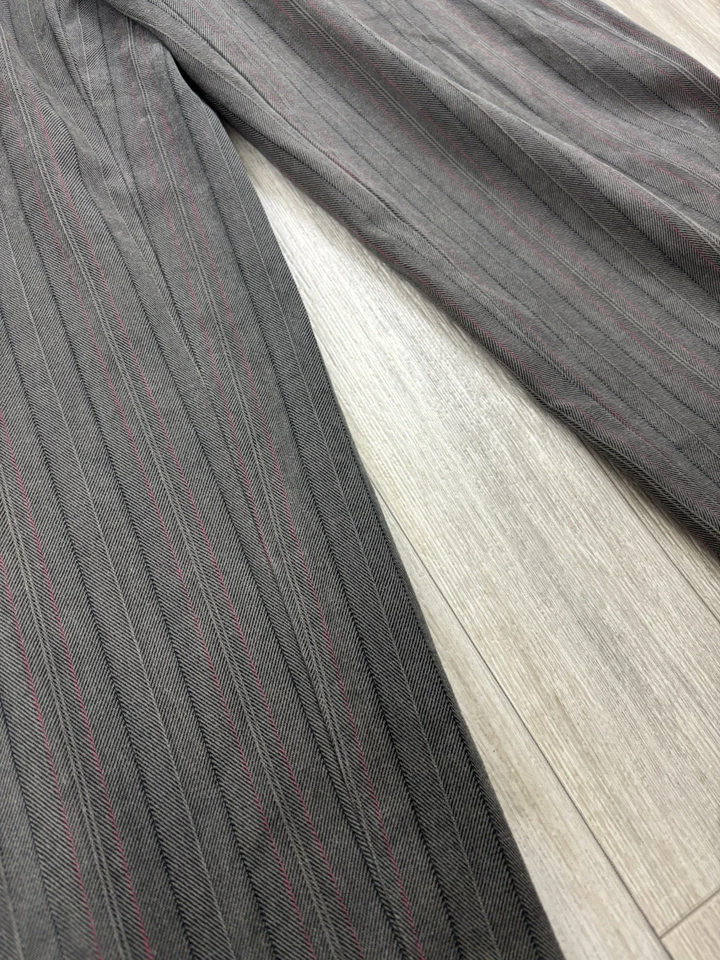 Wah Maker Suspender Pants Frontier Clothing Pinstripe Made In The USA Western  - Image 4 of 4